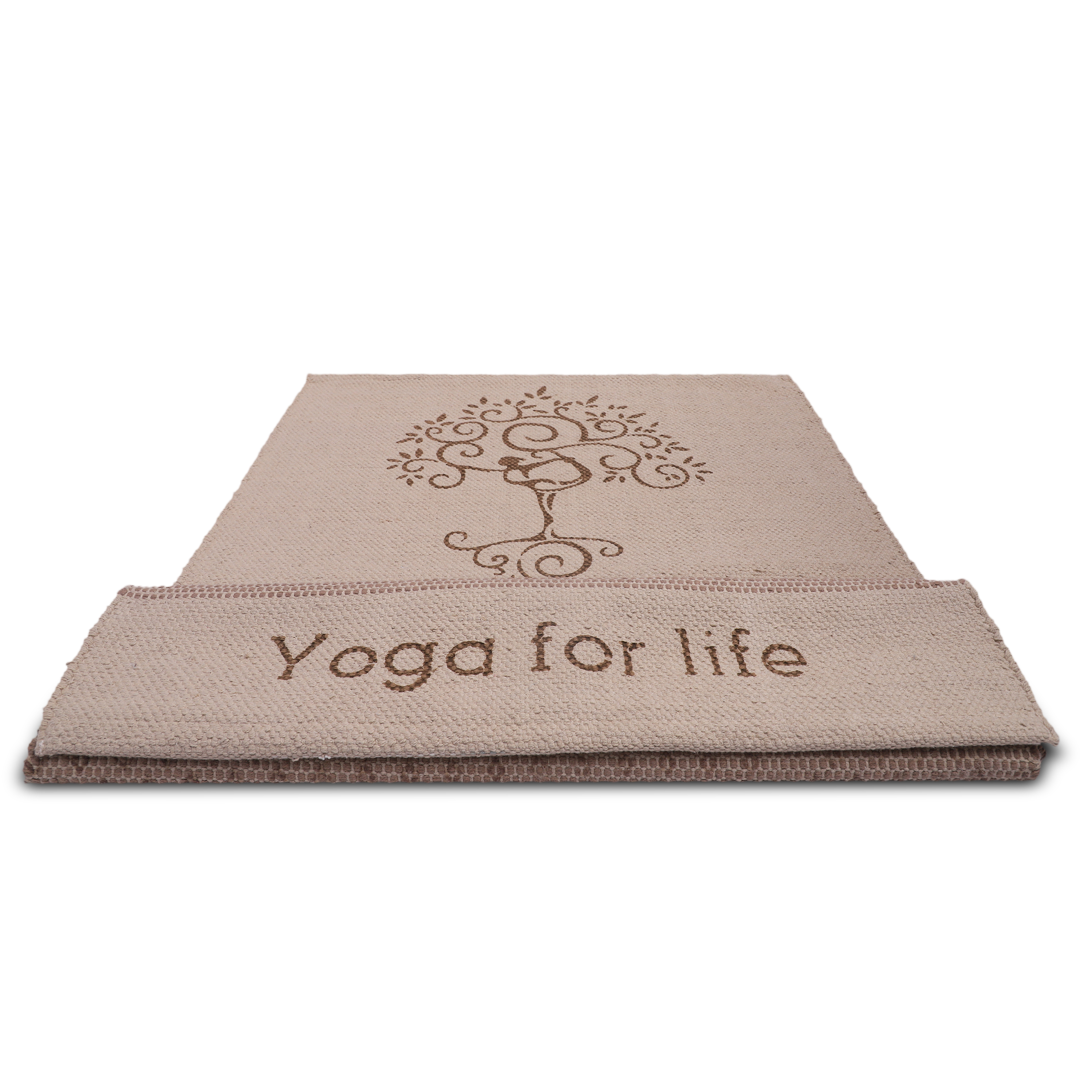 YOGTAPAS Yoga Mat for women men kids Anti-Skid WaterProof Lightweight Easy  to Carry & Fold, Easy to hold with Carry Strap (Proudly Made in India)  (2Fts x 6Fts) (6mm Thickness) (EVA material) (